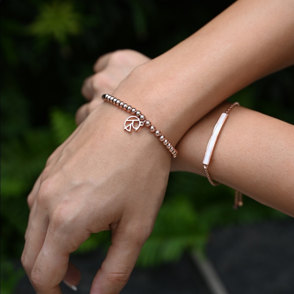 Rose Gold Bead Bracelet